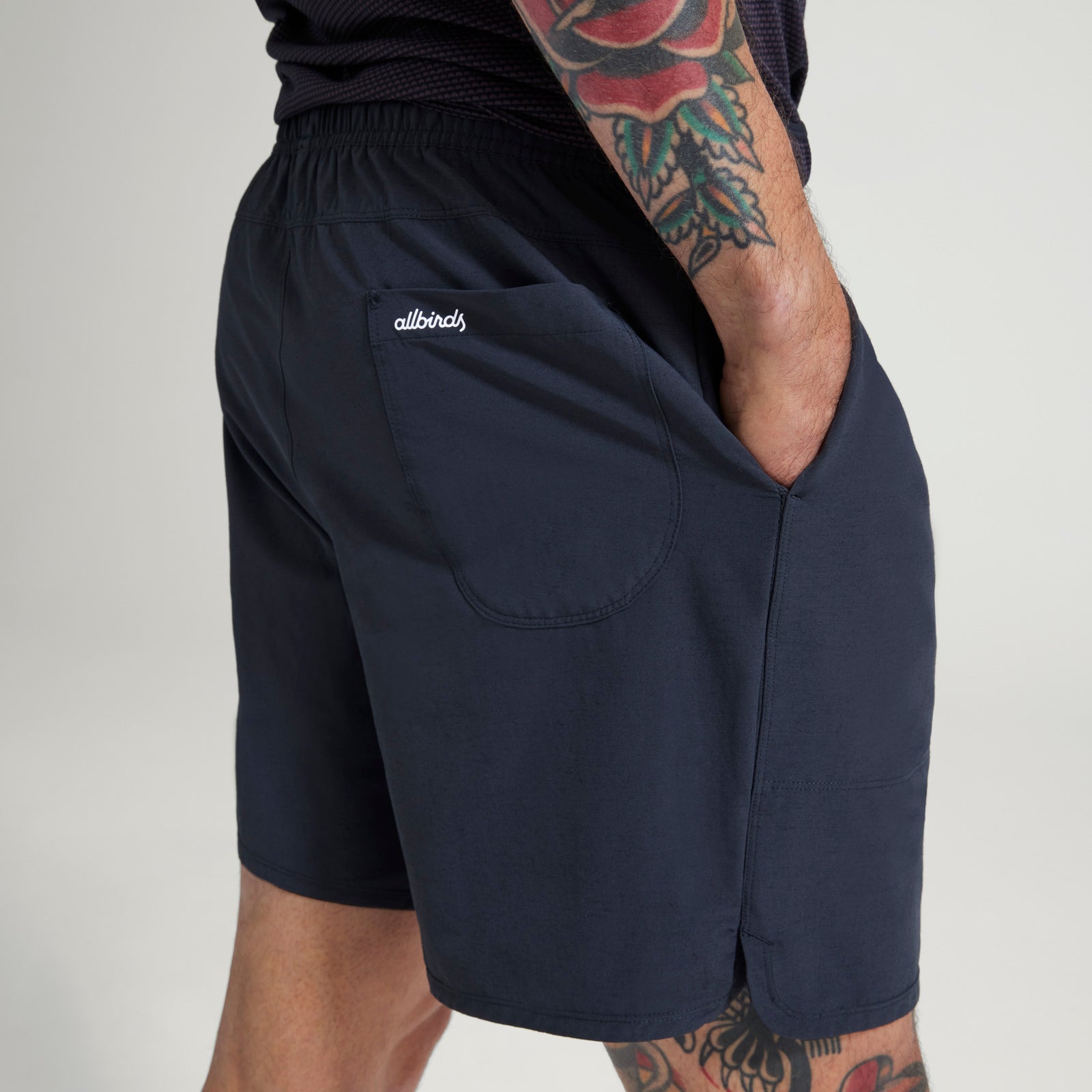 Men's Natural Run Short - Natural Black - Image 2