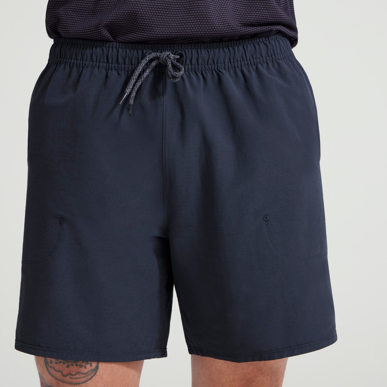 Men's Natural Run Short - Natural Black