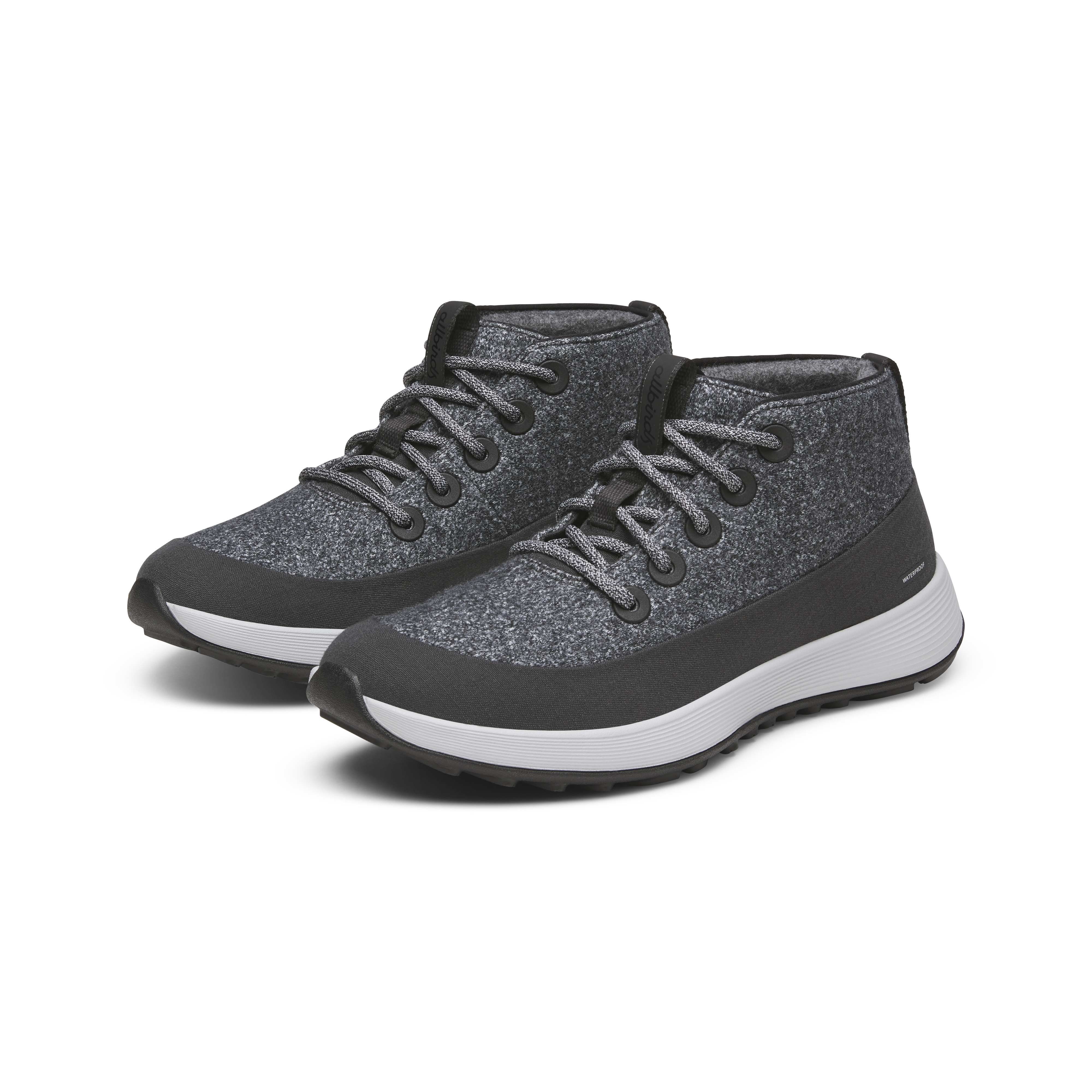 Men's Wool Runner Nz Mid Waterproof - Dark Grey (Light Grey Sole) - Image 5