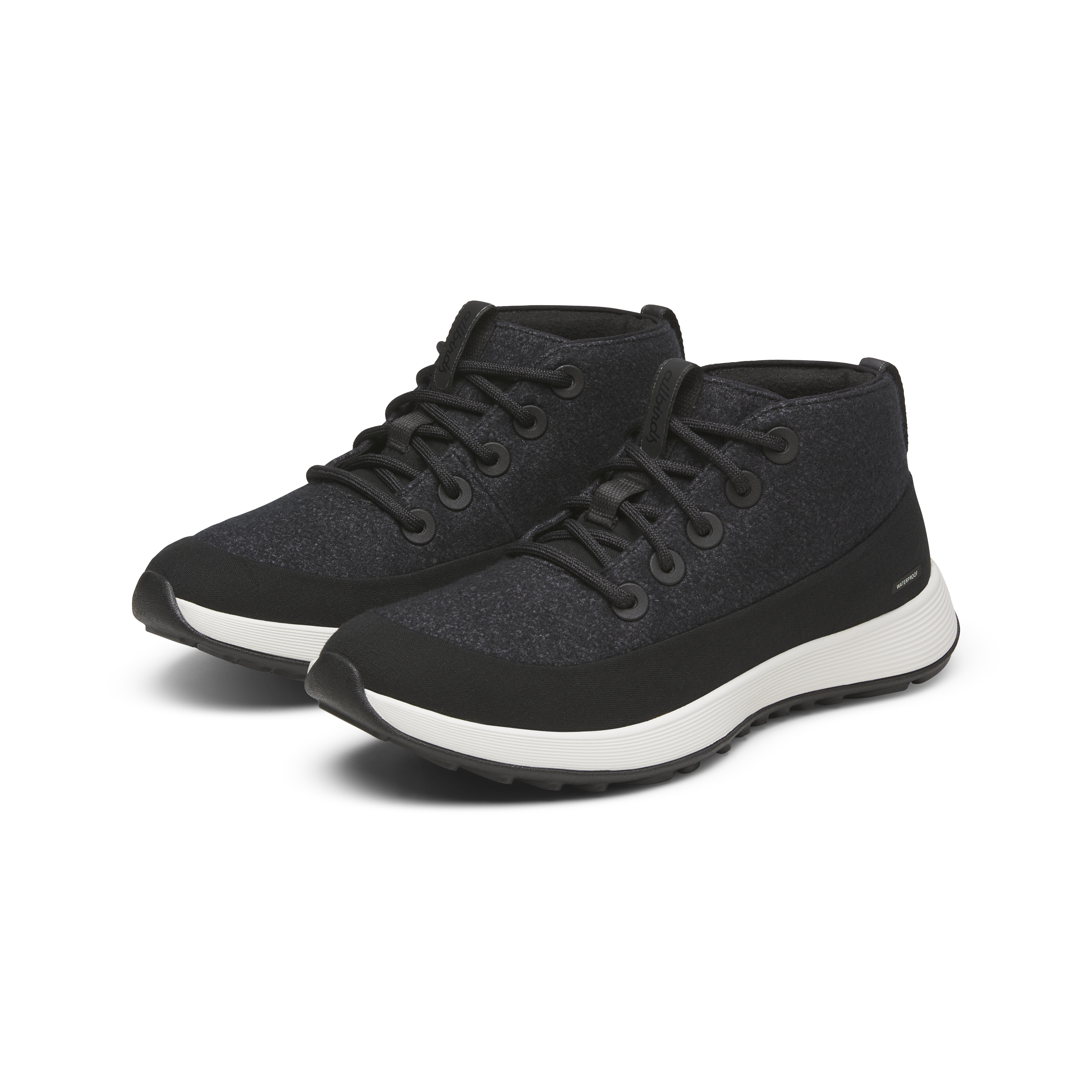 Men's Wool Runner Nz Mid Waterproof - Natural Black (Natural White Sole) - Image 5