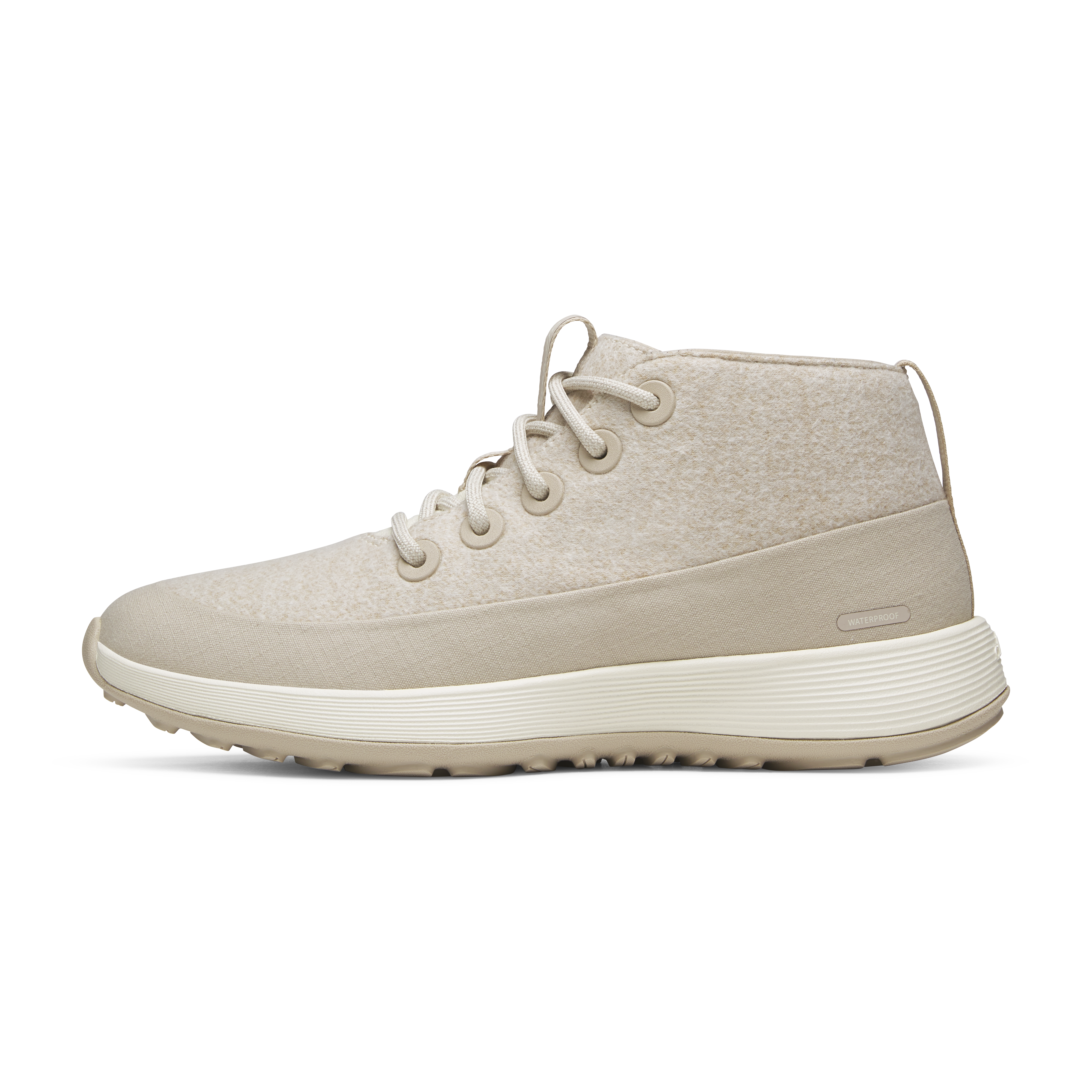 Women's Wool Runner Nz Mid Waterproof - Stony Cream/Rugged Beige (Stony Cream Sole)