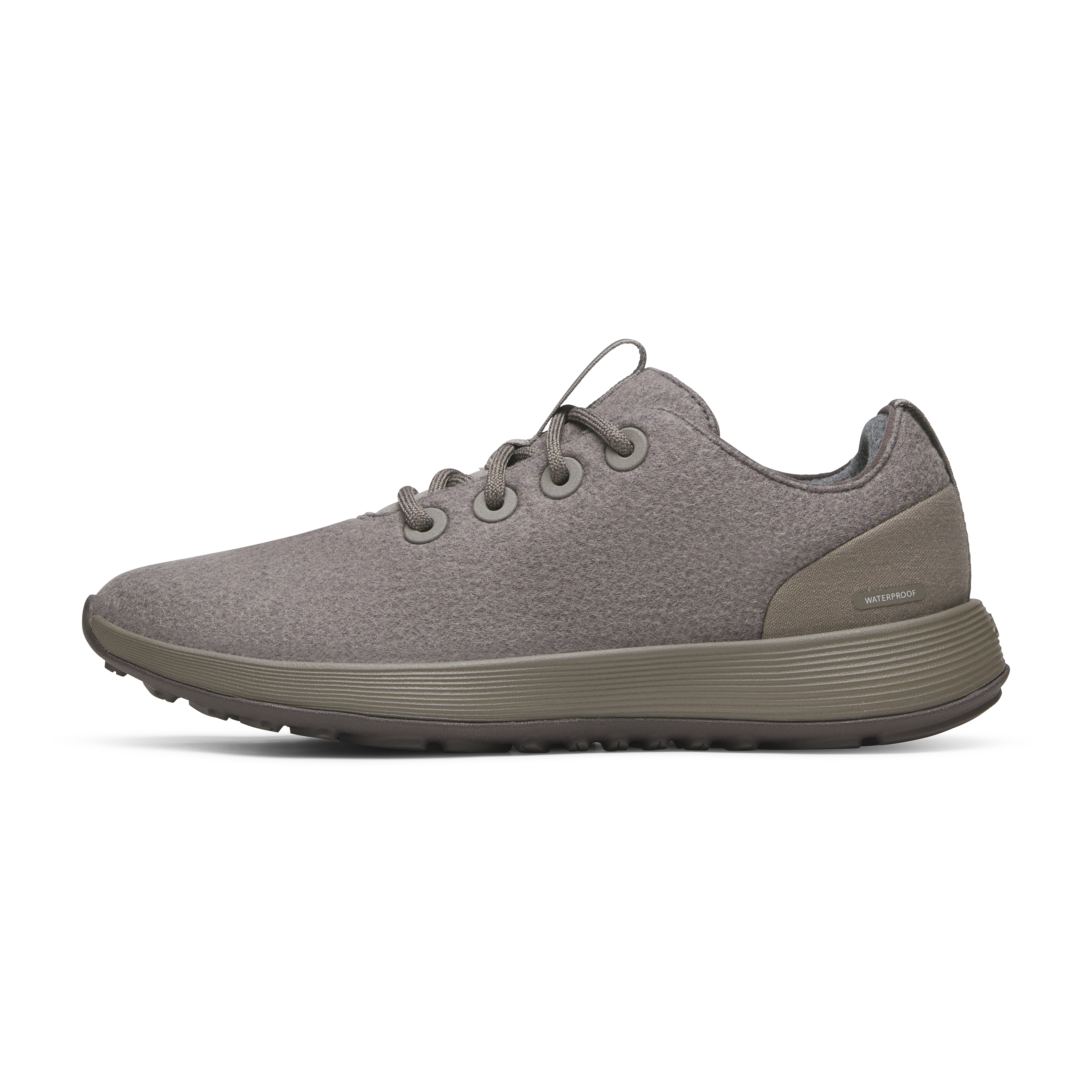 Men's Wool Runner Nz Waterproof - Weathered Brown (Weathered Brown Sole)