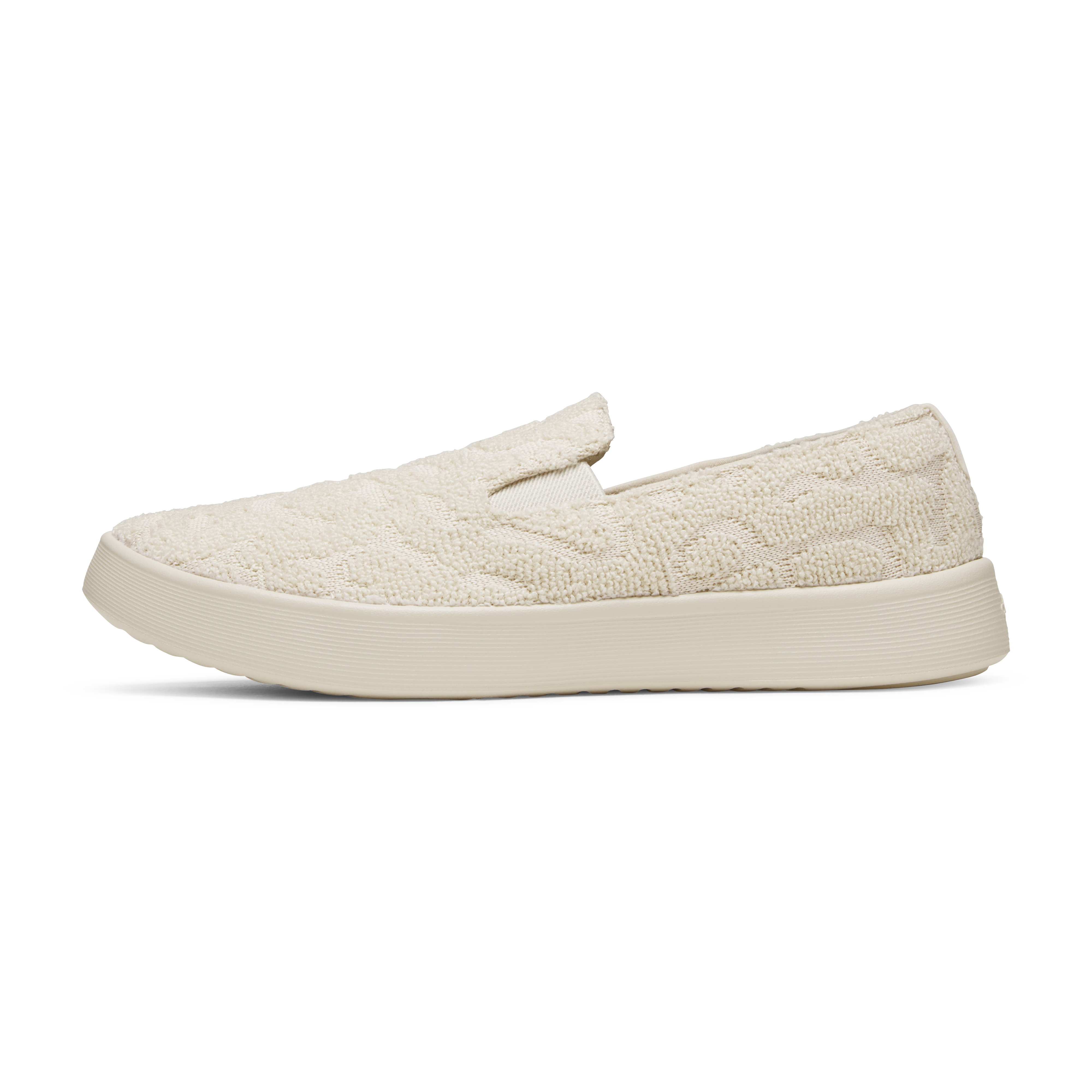Women's Cruiser Slip On Terry - Warm White (Warm White Sole)