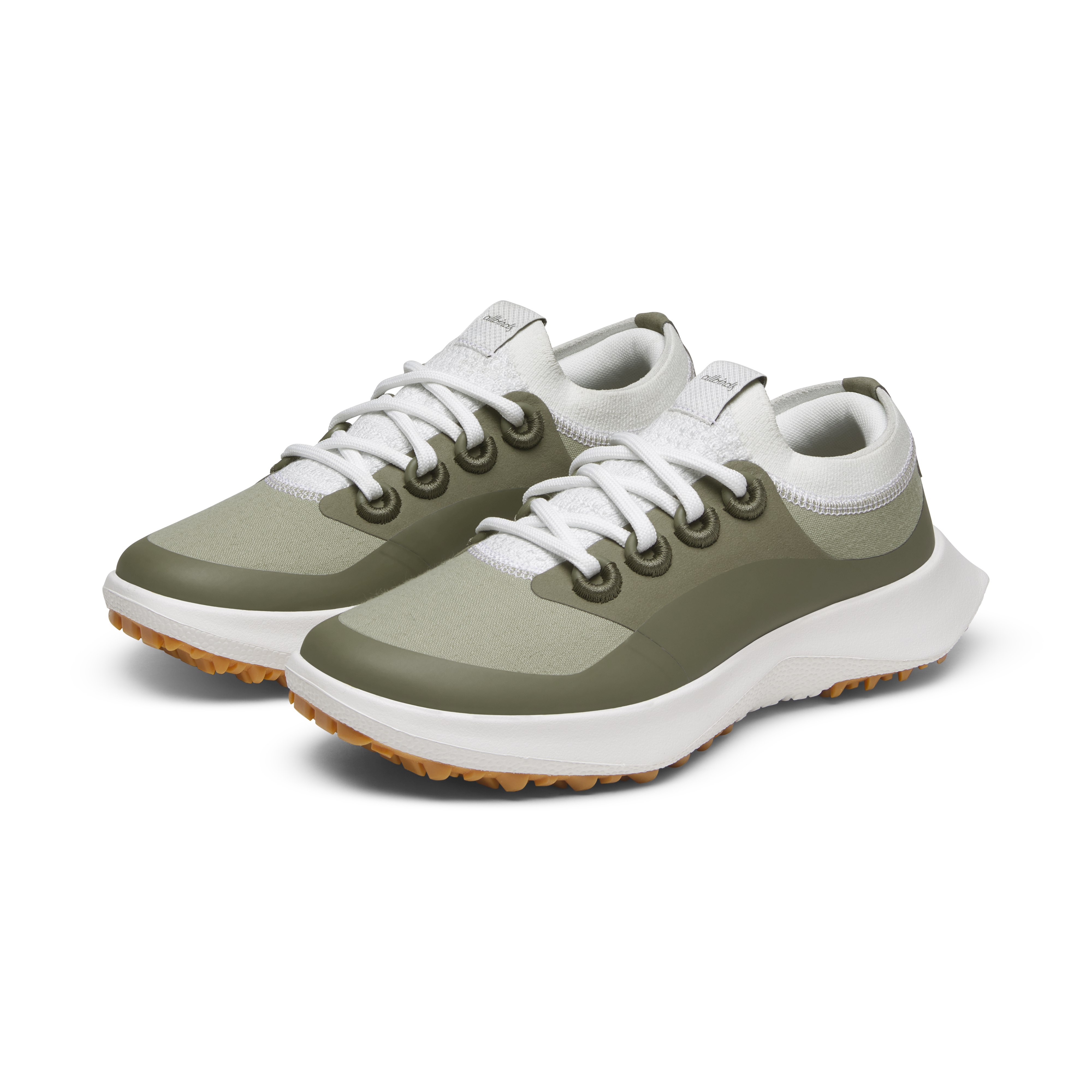 Men's Golf Dasher - Blizzard/Burnt Olive (Medium Gum Sole) - Image 5