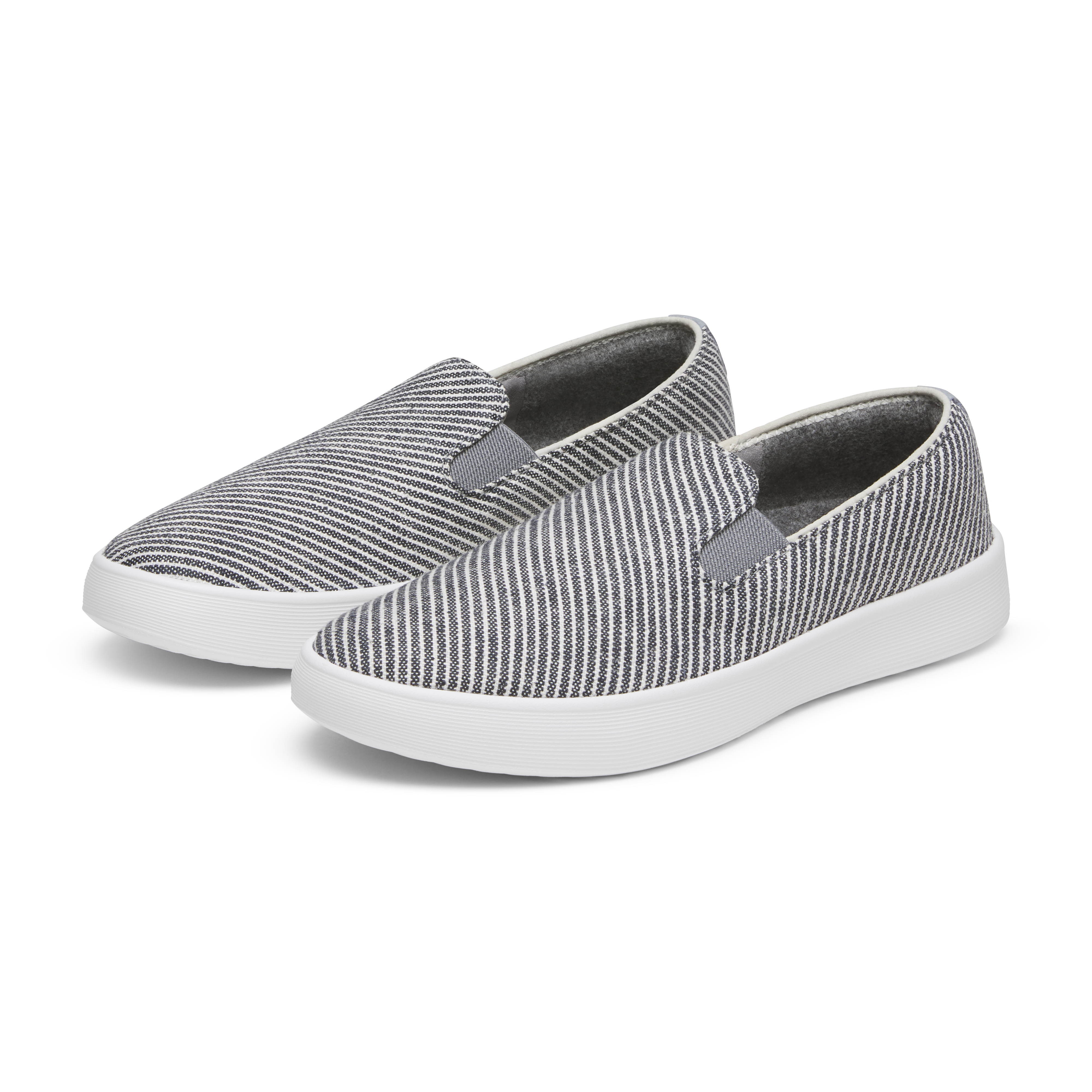 Women's Canvas Cruiser Slip On - Deep Navy Stripes (Blizzard Sole) - Image 5