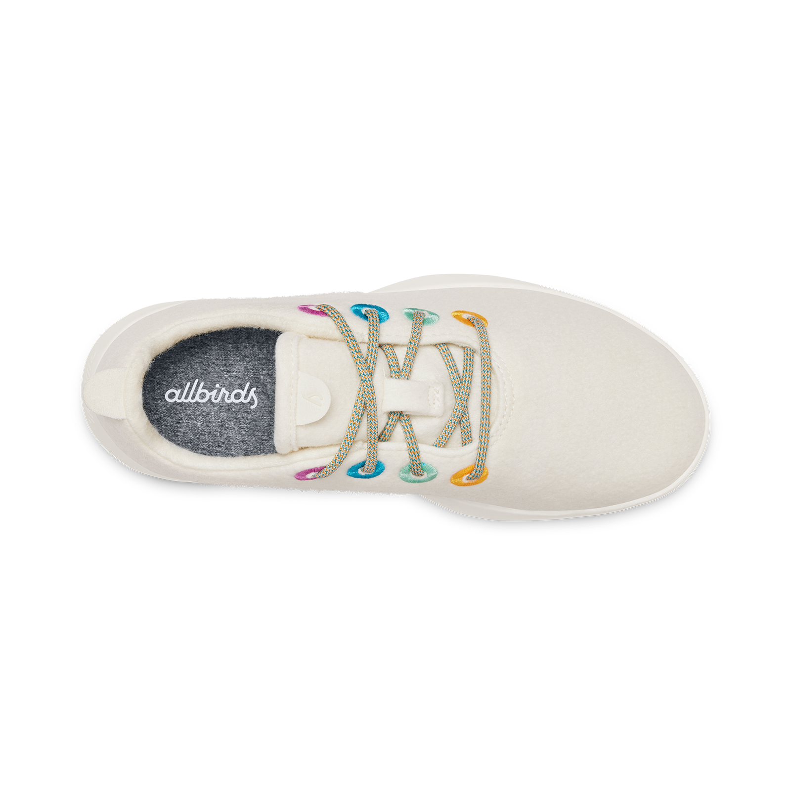 Smallbirds Wool Runners - Big Kids - Natural White (Natural White Sole) - Image 3