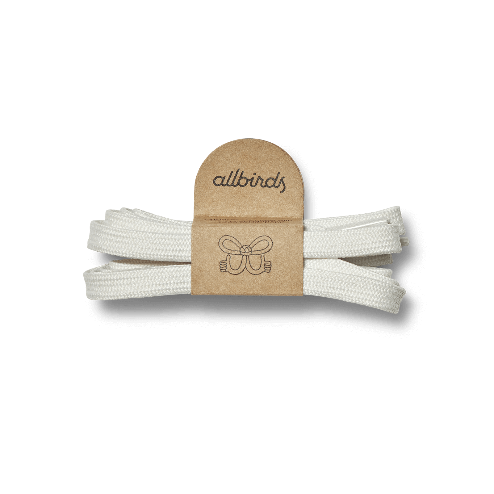 Topper Flat Laces - Natural White